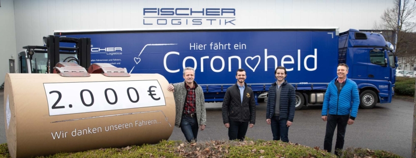 Fischer Logistics Spende Corona-Helden